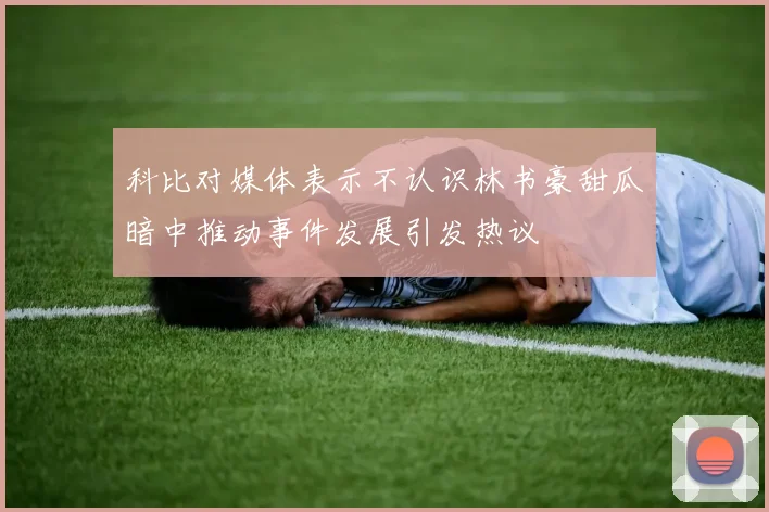 科比对媒体表示不认识林书豪甜瓜暗中推动事件发展引发热议